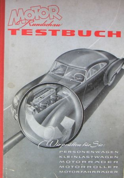 "Motor-Rundschau Testbuch" Vehicle-Yearbook 1953 (2979)